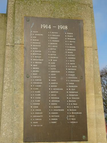 Bourne memorial 1 500
