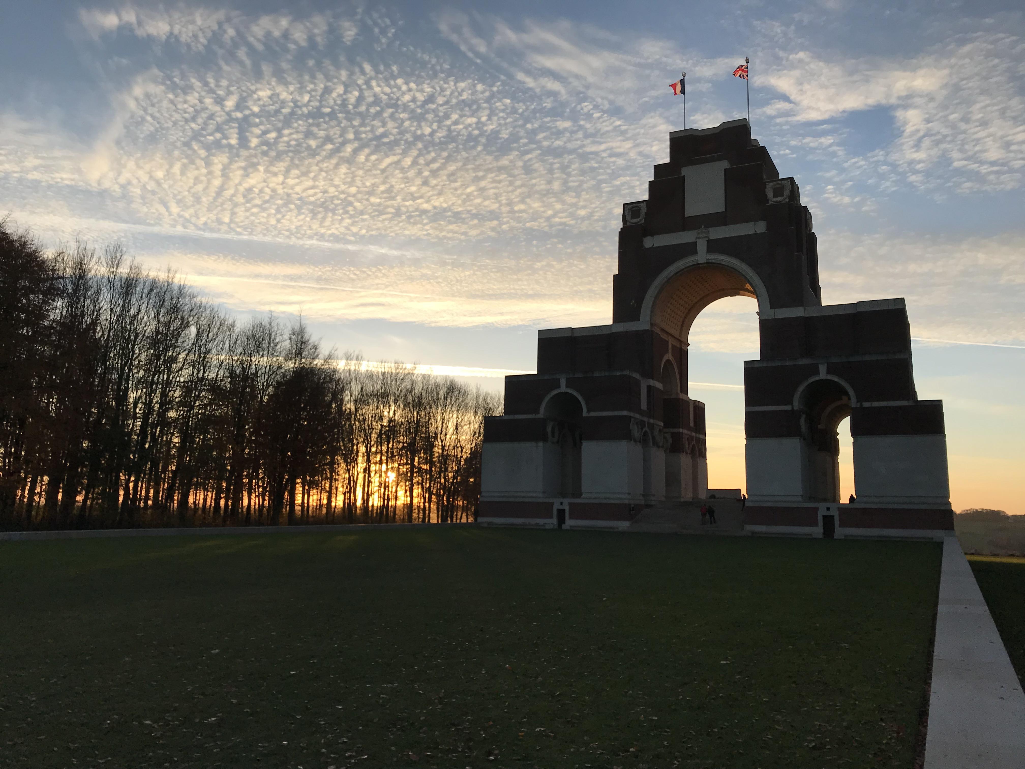 Thiepval Sunset