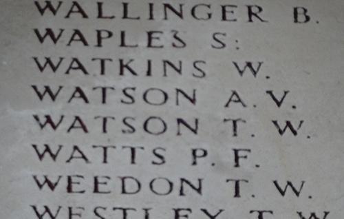 Thomas Willie Watson 500